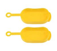 Windshield Washer Cap Compatible With Megane For Scenic For Trafic II Auto Screen Wash Lid Windshield Wiper Washer Fluid Reservoir Water Tank Cap 7700411279(2pcs)