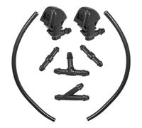 Windshield Washer Compatible With Pilot 2009 2010 2011 2012 2014 2015 1 Set Windshield Washer Nozzles Kit And Fluid Hose With Connectors 76810-SZA-A01ZA