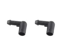 Windshield Washer Hose Connector, 2 Piece Replacement, Auto Fluid Hose Fitting, Durable Quick Connect for Multiple Car Models, Easy Installation for DIY Mechanics and Auto Repair Shops