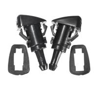 Windshield Washer Nozzle Compatible with Dodge for Caliber 2007-2012 5160308AA 05160308AA 2Pcs Vehicle Fan Shaped Water Spray Windshield Wiper Jet Washer Nozzle