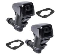 Windshield Washer Nozzle Compatible With Jeep For Grand For Cherokee 2005-2016 OEM:68260443AA 55372143AB 2PCS Car Windshied Wiper Washer Spray Nozzle