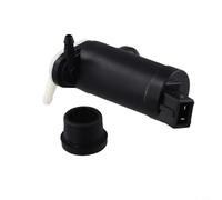 Windshield Washer Pump Dual Outlet Plastic Black Replacement | Dual outlet design, fast cleaning, wear-resistant plastic, black finish, direct OE replacement
