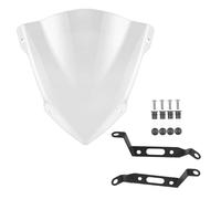 Windshield Windscreen Motorcycle Front Wind Deflector Screen Shield Accessories For Ya&ma&ha For MT07 2018 2019 2020 Motorbikes Deflector(Light smoke)