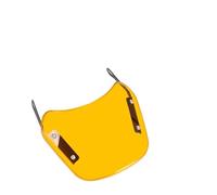 Windshield Windscreen Motorcycle Windshield Wind Deflector Windscreen Universal(Yellow)