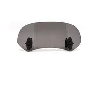 Windshield Windscreen Universal Motorcycle Risen Adjustable Wind Screen Extension Windshield Spoiler Air Deflector(B Small Smoked)