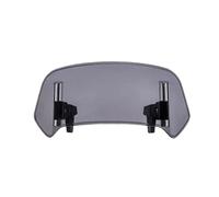 Windshield Windscreen Universal Motorcycle Windshield Extension Adjustable Spoiler Clamp-On Windscreen Deflector Screen Air