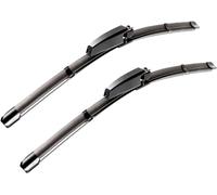 Windshield Wiper Blade Set for Audi B7 A4, C5 A6 S4 RS4 Allroad 22" +22" 2002-2008 2 Factory wipers 2 wiper blade refills