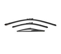Windshield Wiper Blades Durable ABS Material Front 24in 16in Rear 12in Easy Installation Original Standard Fit 2007 2013 Right Hand Driving