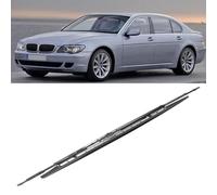 Windshield Wiper Blades for BMW 7 Series E65 2002-2008 25"+25" - Front Wiper Blades Direct Replacement All-Weather Rubber Windscreen Wiper Blade Set