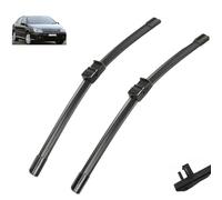 Windshield Wiper Blades for Citroen C6 2005-2012 - Front Wiper Blades Direct Replacement All-Weather Rubber Windscreen Wiper Blade Set