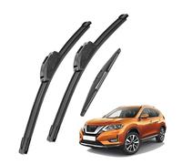 Windshield Wiper Blades for Nissan X-Trail 2014 2015 2016-2024 26"+17"+12", Automotive Replacement Front Rear Wipers Blade Direct Fit