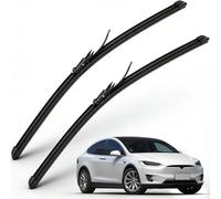 Windshield Wiper Blades for Tesla Model X with Integrated Washing,Tesla Silicone Windscreen Wiper Blades All-Seasons applicable, Original Equipment Accessories (28"+ 18" pair for front windshield)