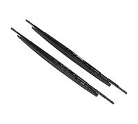 Windshield Wiper Blades Quiet Weatherproof Professional Design High Visibility Uniform Contact Original Standard for E65 E66 7 Series 2002 2008 2Pcs ABS Rubber Steel Front