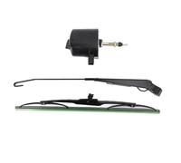 Windshield Wiper Motor Kit Long Shaft 12v Universal Wiper Motor with Arm and Blade for Fishing Boat ATV UTV Replacement for Willys Tractor Durable Construction Easy Installation