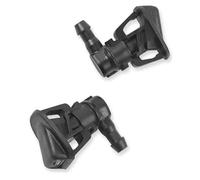 Windshield Wiper Nozzles Compatible with Jeep for Wrangler JK 2013 2014 2015 2016 2017 2pcs Car Front Windshield Windscreen Wiper Sprayer Washer Jet Nozzles 68164356AB