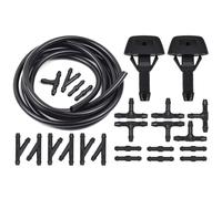 Windshield Wiper Nozzles Fits for Volvo for S70 for V70 1998 1999 2000 2X Car Front Windshield Wiper Washer Nozzle Spray Jets Hose Pipe(with Regulator)