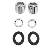 Windshield Wiper Wheel Box Bezel Kit, 519988Z ABS Chrome with Rubber Sealing, Fits for Mini MKI Hatchback Classic 1959-1993, Replacement for Austin Healey