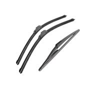 Windshield Wipers Front For Nissan For Qashqai For J11 2013-2020 26"+17"+12" 3PCS Front Rear Wiper Blades Windshield Windscreen Window Cutter Accessories Window Wiper Blade Set Automotive