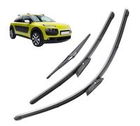 Windshield Wipers Front & Rear Wiper Blades Set For Citroen C4 Cactus 2014-2023 26"+18"+10" Windshield Wipers Blades