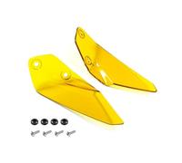 Windshields Motorcycle For BMW For R1250GSA 2019- R 1200 GS For ADV For GSA 1250 1200 Motorcycle Upper Windshield Side Deflector Windscreen Motorcycle Windshield (Color : Yellow)