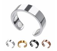 Windsky EverCalm Ring for Menopause - Adjustable Wellness Accessory for Stress Relief, Restful Sleep & Discomfort Ease (Silver)