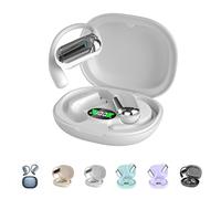 Windsky LinguaWave Pro Real-Time AI Translation Earbuds, 144 Languages 0.2S Response Bluetooth 5.4 Open-Ear Earbuds with IP68 Waterproof 6H Playtime (White)