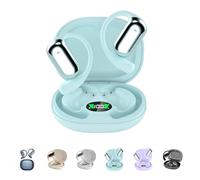 Windsky LinguaWave Pro Real-Time AI Translation Earbuds, 144 Languages 0.2S Response Bluetooth 5.4 Open-Ear Earbuds with IP68 Waterproof 6H Playtime (Blue)