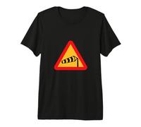 Windsock Road Sign Wind Warning Premium T-Shirt