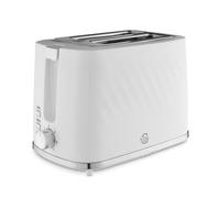 Swan ST14071WHT Windsor Textured 2 Slice Toaster in White