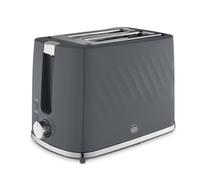 Swan ST14071GRY Windsor Textured 2 Slice Toaster in Grey