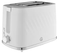 WINDSOR 2 SLICE TEXTURED TOASTER WHT; ST14071WHT (SWAN) Qty X 1
