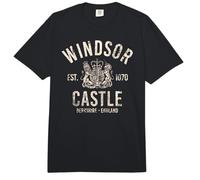 Windsor Castle Est. 1070 Berkshire England Cream Distressed Comfort Colors Adult Heavyweight T-Shirt