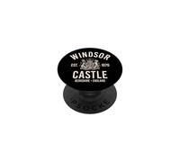 Windsor Castle Est. 1070 Berkshire England Cream Print PopSockets Adhesive PopGrip