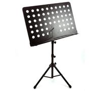 Windsor G905 Adjustable Orchestral Sheet Music Stand, Black | Heavy duty adjustable orchestral sheet music stand for seated or standing practice & performance