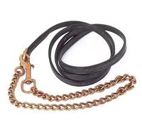 Windsor Leather Lead And Brass Chain (Havana)