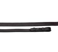 Windsor Rubber Covered Reins, 54 inch, Black or Havana Black, One Size