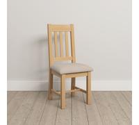 Windsor Slatted Chair (Box of 2, Fully Assembled) Seconique Light Oak One Size