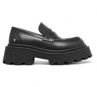 Windsor Smith Womens Black Leather Chunky Loafers - True - Size UK 4