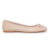 Windsor Smith Womens Blush Pink Bellarina Leather Mocassin Flat Shoes - Babydoll - Beige - Size UK 4