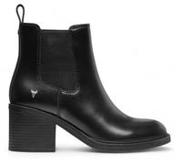 Windsor Smith Women's Classic Leather Platform Ankle Chelsea Boots - Varsity in Black | Size: 7 Windsor Smith Black 7