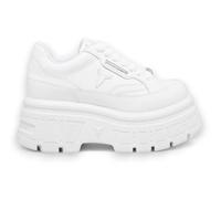 Windsor Smith Womens White Chunky Leather Platform Trainers Sneakers - Swerve