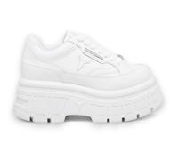 Windsor Smith Womens White Chunky Trainers Leather Platform Sneakers - Swerve