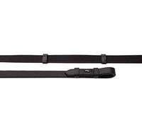 Windsor Super Grip leather Reins - Black or Havana Brown (Black)