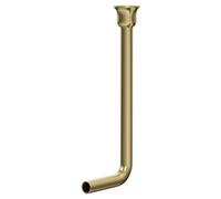 Windsor Traditional Low Level Cistern Flush Pipe Kit | Brushed Brass | Stainless Steel | 38mm x 480mm x 200mm