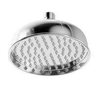 Windsor Traditional Polished Traditional Round Shower Head | Chrome | Stainless Steel | 165mm