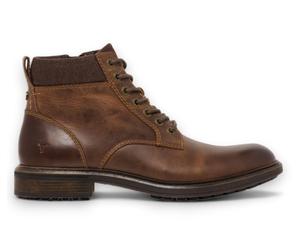 Windsorsmith Mens Brown Leather Chelsea Boots Casual Ankle Chukka - Beau