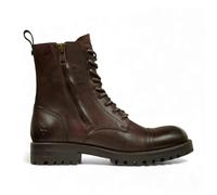 Windsorsmith Mens Marron Brown Leather Military Combat Boots - Willem - Marron - UK 11 | EU 45 | US 12