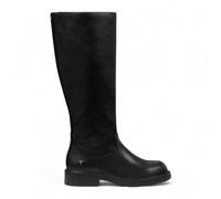Windsorsmith Womens Black Fuax Leather Knee High Tall Boots - Blessing - Black - UK 7 | EU 40 | US 9
