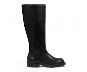 Windsorsmith Womens Blessing Black Fuax Leather Knee High Tall Long Zip Boots