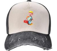 Windsoul Classic Men's Retro Cowboy Hat Classic The Builder Baseball Caps Unisex Distressed Denim Washed Snapback Hat Can We Fix It Toolbox Tractor Outdoor Summer The Gift